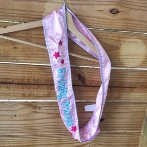 Amscan Pink Birthday Princess Sash